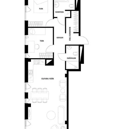 Appartamento Band New Spacious & Modern Apt In Edge Of Old Town Reval